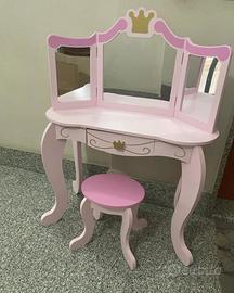Set Toeletta con Sgabello Principessa di Kidkraft