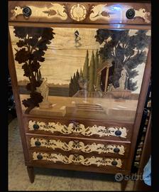 Secrétaire a ribalta in stile neoclassico – anni ’