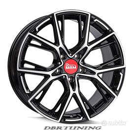 Cerchi lega 19 MAM B4 Black Pol Audi Bmw Seat VW