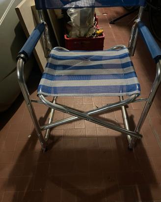 Sedie di alluminio pieghevoli da campeggio