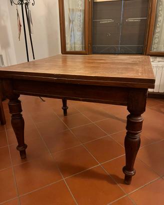 Tavolo tedesco originale quadrato allungabile