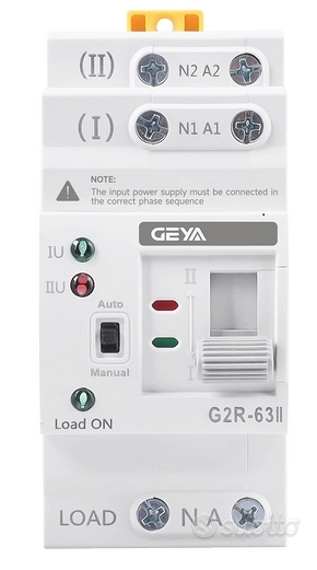Interruttore Di Trasferimento Automatico 63A 220V - 2P, Per DIN, Doppia Alimentazione - Foto 12
