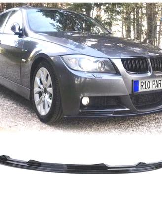SPOILER LIP BMW E90 E91 LCI 08-12 LOOK M NERO LUCI
