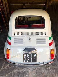 Fiat 500 f 1966 targa oro