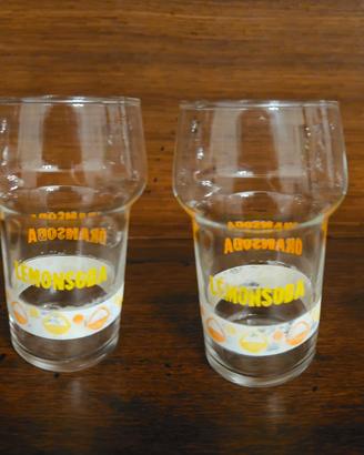 6 bicchieri vintage Lemonsoda