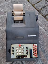 calcolatrice olivetti vintage anni 50 mod mc14