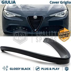 Cover Griglia per Alfa Giulia Cornice Nero Lucido