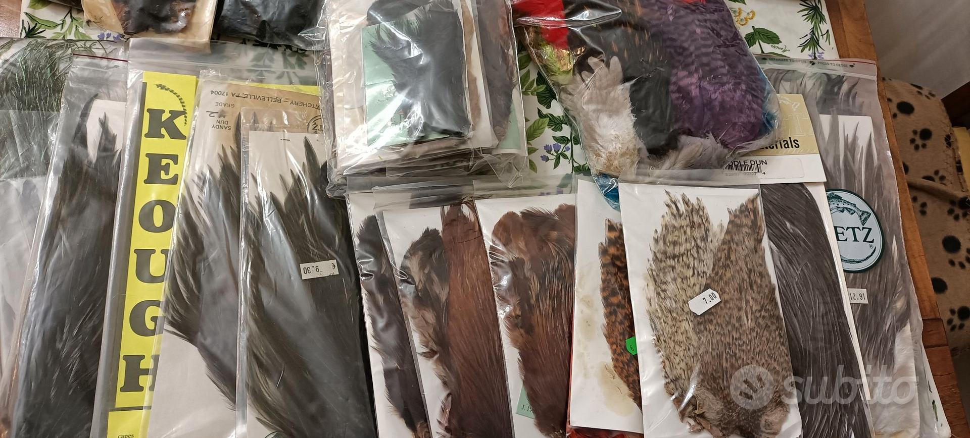 Piume Di Pernice Grigia Per Legatura Mosche Da Pesca - Confezione 1g, Colore Giallo - Foto 10