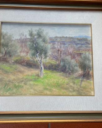 Quadro N. Tennini paesaggio originale