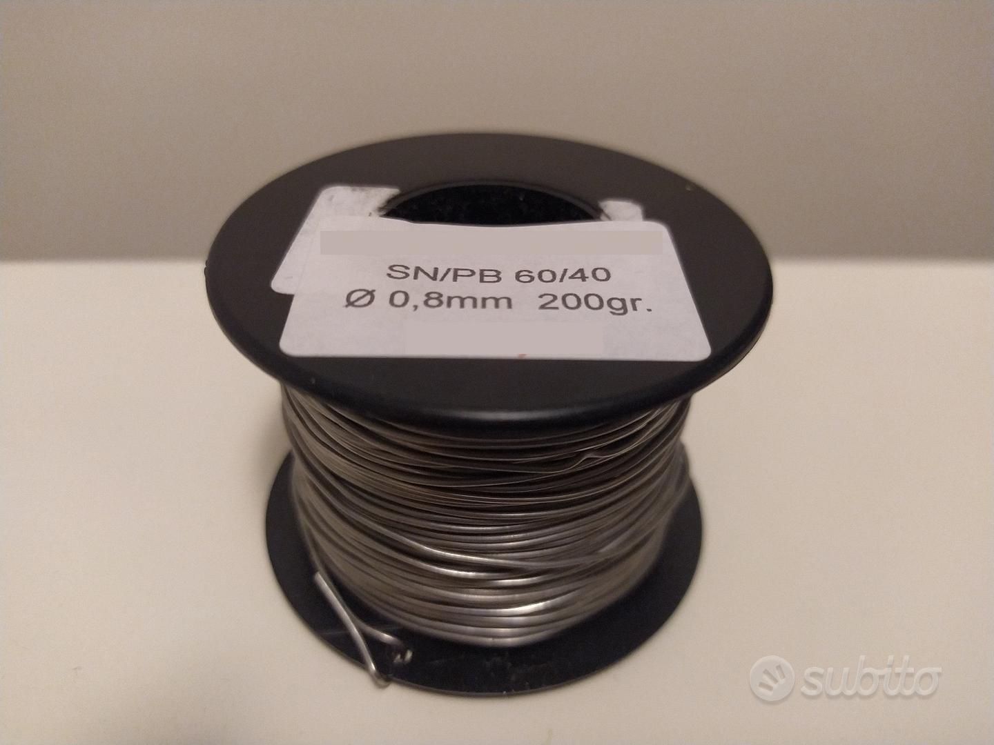 500g Stagno STANNOL 0,7mm 60/40 Flux 3% Sn 60 Pb 40 60-40 Bobina Ro 05 Kg Stannol 4006062106212 - Foto 11
