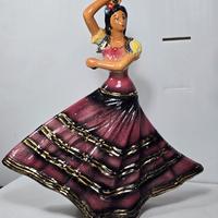 ceramica ballerina di flamenco vintage