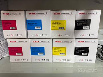 Lotto di n.15 toner compatibili per OKI e Kyocera