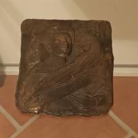 Placca di bronzo di Domenico Purificato(1915-1984)