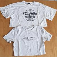 T-shirts corte donna Tezenis e Shein taglie M e S