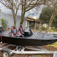 Bass boat + carrello 650kg