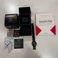 omega swatch moonphase orologio