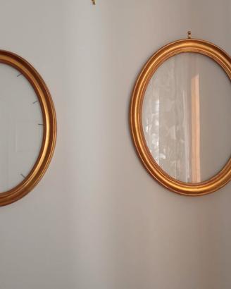 2 Cornici antiche con vetro originale LAZZARI