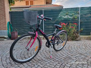 BICICLETTA DECATHON 24 RAGAZZA