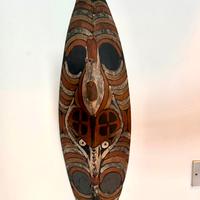 Maschera legno Papua Nuova Guinea