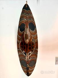 Maschera legno Papua Nuova Guinea