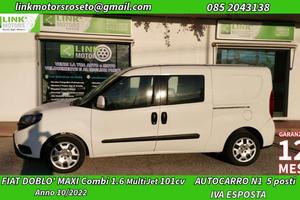 FIAT Doblo MAXI Kombi N1 5posti 1.6 MJT 101CV VE
