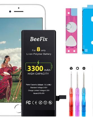 Batteria per iPhone 8 3300mAh con Strumenti di Rip