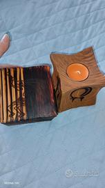 PORTA CANDELA ARTIGIANALE 