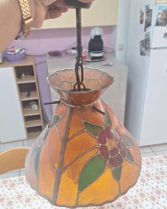  lampadario vetro mosaico