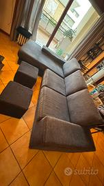 Grande divano con chaise longue