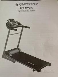 Gymstar TD 1200S tapis-roulant