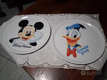 Piatto Pizza Mickey Mouse e Donald Duck