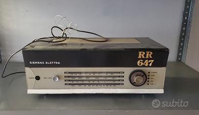Radio d'epoca anni 60 Siemens Elettra RR647