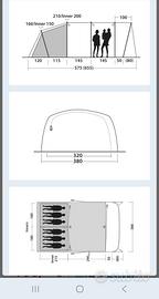 tenda campeggio - Greenwood 6
