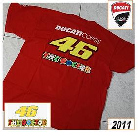 T-shirt ufficiale Ducati Corse Valentino Rossi L