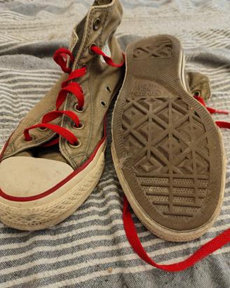 scarpe all stars converse  verdi 