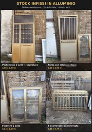 Infissi in alluminio (Porte Finestre Inferriate)