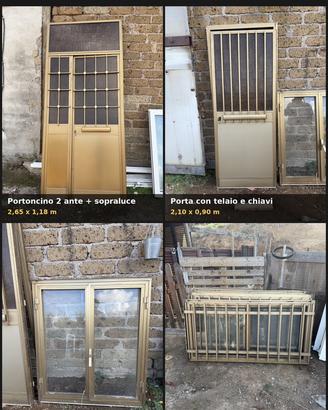Infissi in alluminio (Porte Finestre Inferriate)