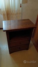 mobiletto legno massello 