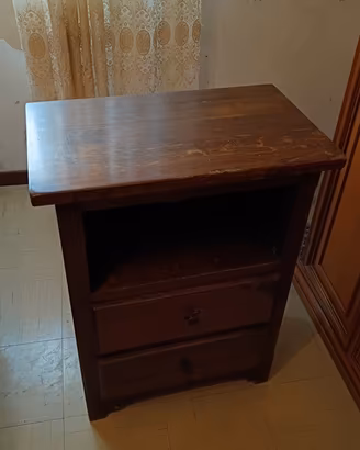 mobiletto legno massello 