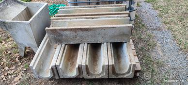 6 CANALETTE DI SCOLO IN CEMENTO – 100 CM