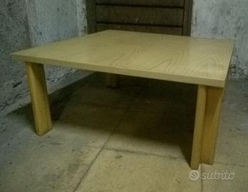tavolino quadrato legno