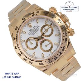 ROLEX Daytona 116508 white dial yellow gold 2020’s