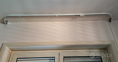 Binario per Tenda 157 x 18 Laterali Tondi Coppia