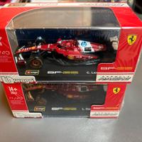 Ferrari sf 25 1:43 Burago piloti Leclerc Hamilton 