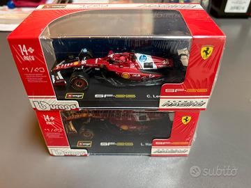 Ferrari sf 25 1:43 Burago piloti Leclerc Hamilton 