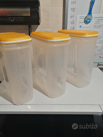 3 contenitori pasta o riso o alimenti 1.5 lt