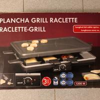 Raclette barbecue grill piastra elettrica
