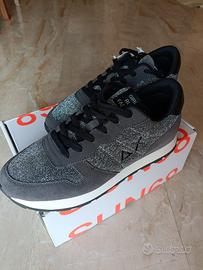 sneakers sun68 Ally glitter grigio scuro 40 nuove