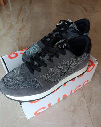 sneakers sun68 Ally glitter grigio scuro 40 nuove