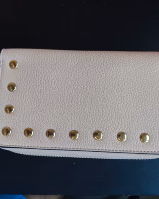 Portafoglio Donna Carpisa Nuovo Doppio Zip Cipria